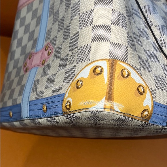 Louis Vuitton Damier Azur Summer Trunk 2018 Noenoe Limited Edition Bag - Picture 5 of 8